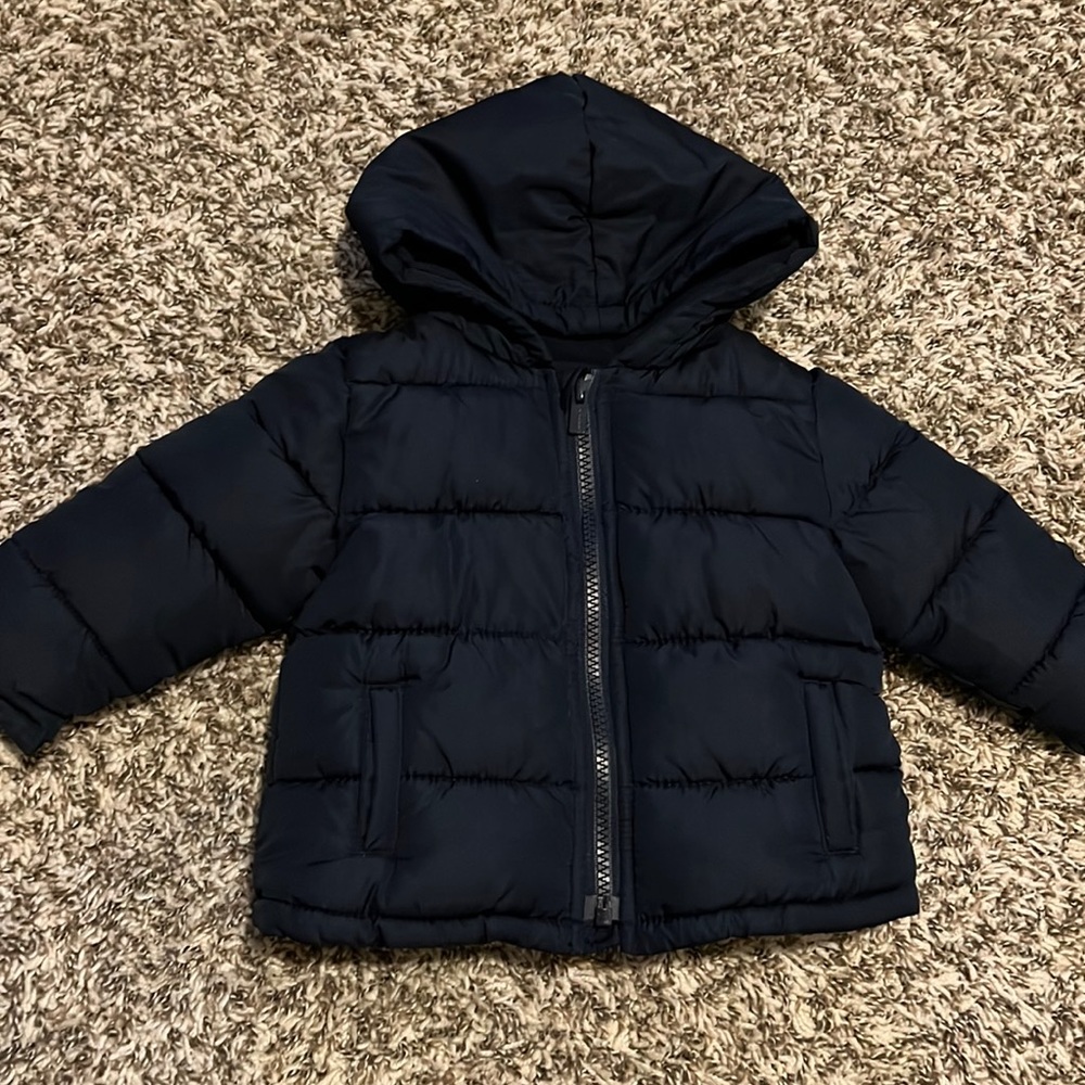 6-12 months Toddler / Baby Puffer Jacket Navy Blue